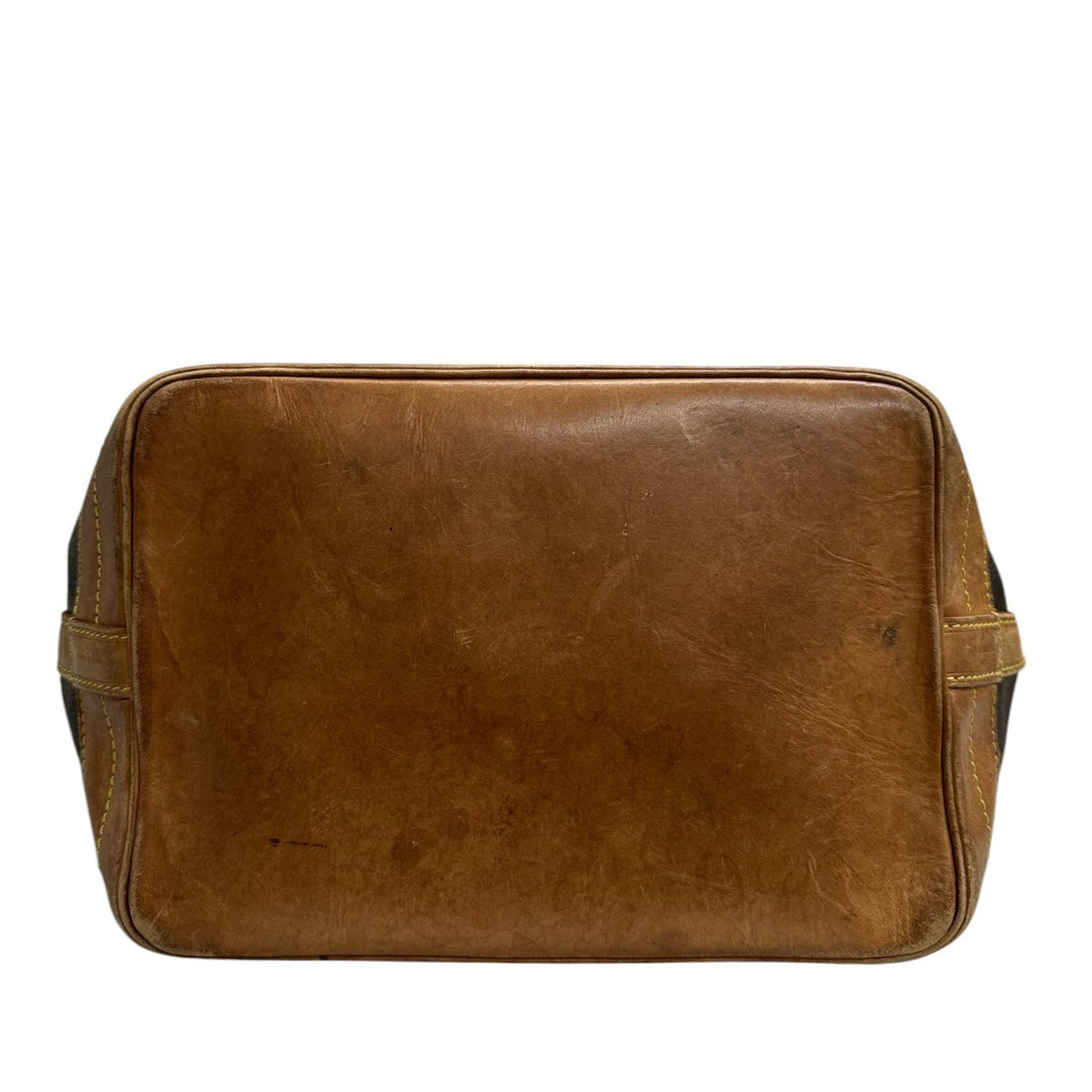 LOUIS VUITTON ルイヴィトン ヴィンテージ モノグラム ブラウン ゴールド金具 PVC / レザー M42224 ショルダーバッグ レディース AB