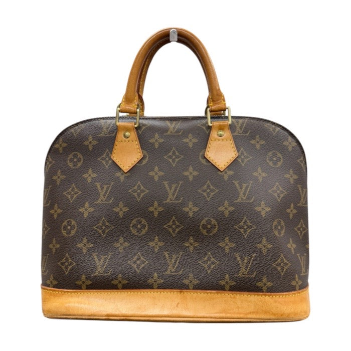 LOUIS VUITTON ルイヴィトン モノグラム ブラウン ゴールド金具 PVC / レザー M51130 ハンドバッグ レディース ABP