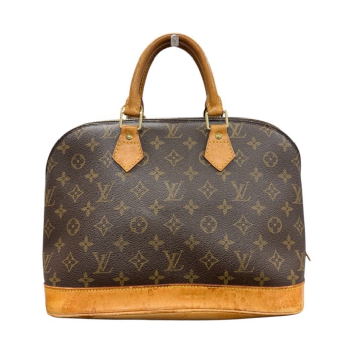 LOUIS VUITTON ルイヴィトン モノグラム ブラウン ゴールド金具 PVC / レザー M51130 ハンドバッグ レディース ABP