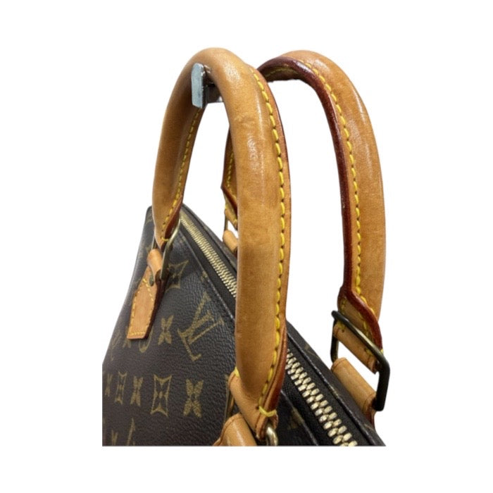 LOUIS VUITTON ルイヴィトン モノグラム ブラウン ゴールド金具 PVC / レザー M51130 ハンドバッグ レディース ABP