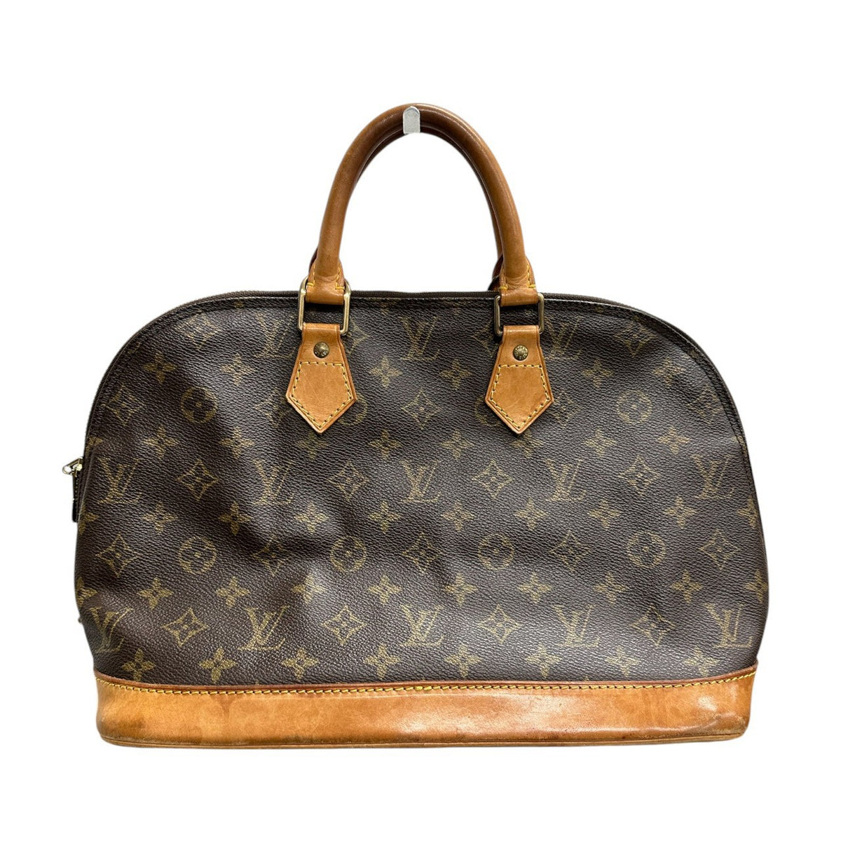 LOUIS VUITTON ルイヴィトン モノグラム ブラウン ゴールド金具 PVC / レザー M51130 ハンドバッグ レディース AB