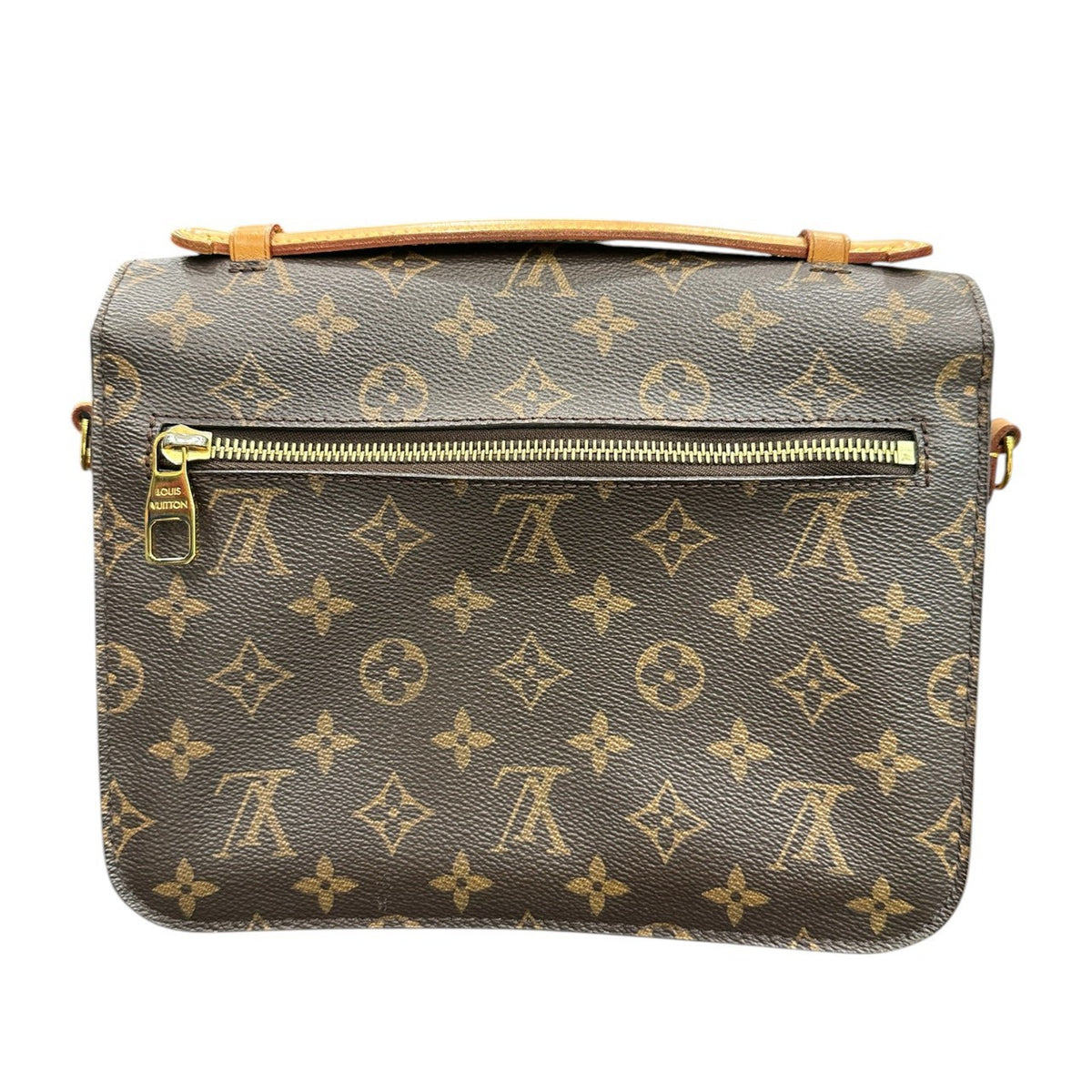 LOUIS VUITTON ルイヴィトン モノグラム ポシェットメティスMM ブラウン PVC M44875 ショルダーバッグ ハンドバッグ レディース A