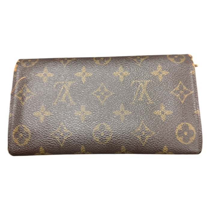 LOUIS VUITTON ルイヴィトン モノグラム ブラウン PVC M61724 長財布 レディース AB