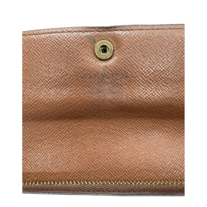 LOUIS VUITTON ルイヴィトン モノグラム ブラウン PVC M61724 長財布 レディース AB