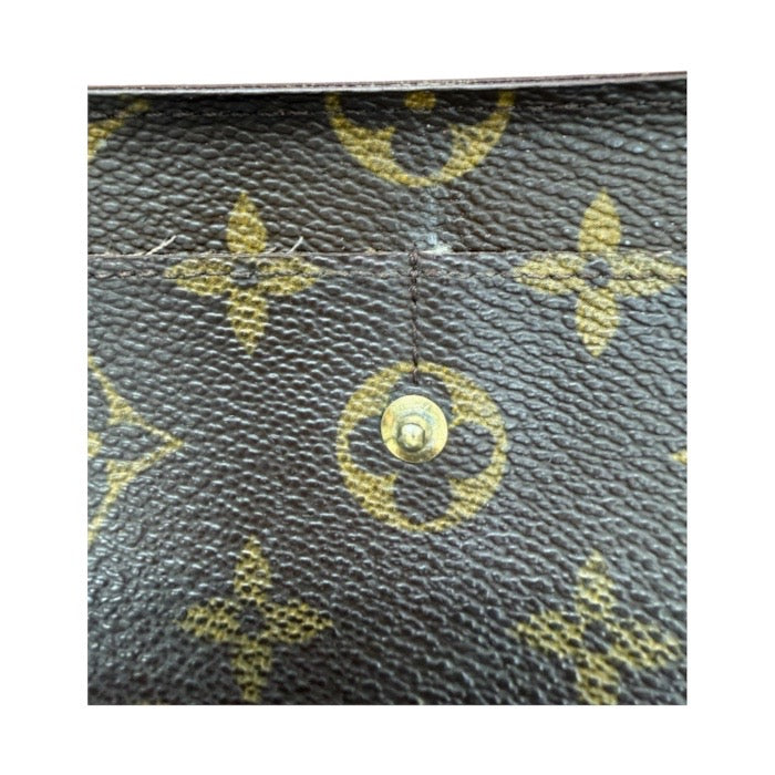 LOUIS VUITTON ルイヴィトン モノグラム ブラウン PVC M61724 長財布 レディース AB
