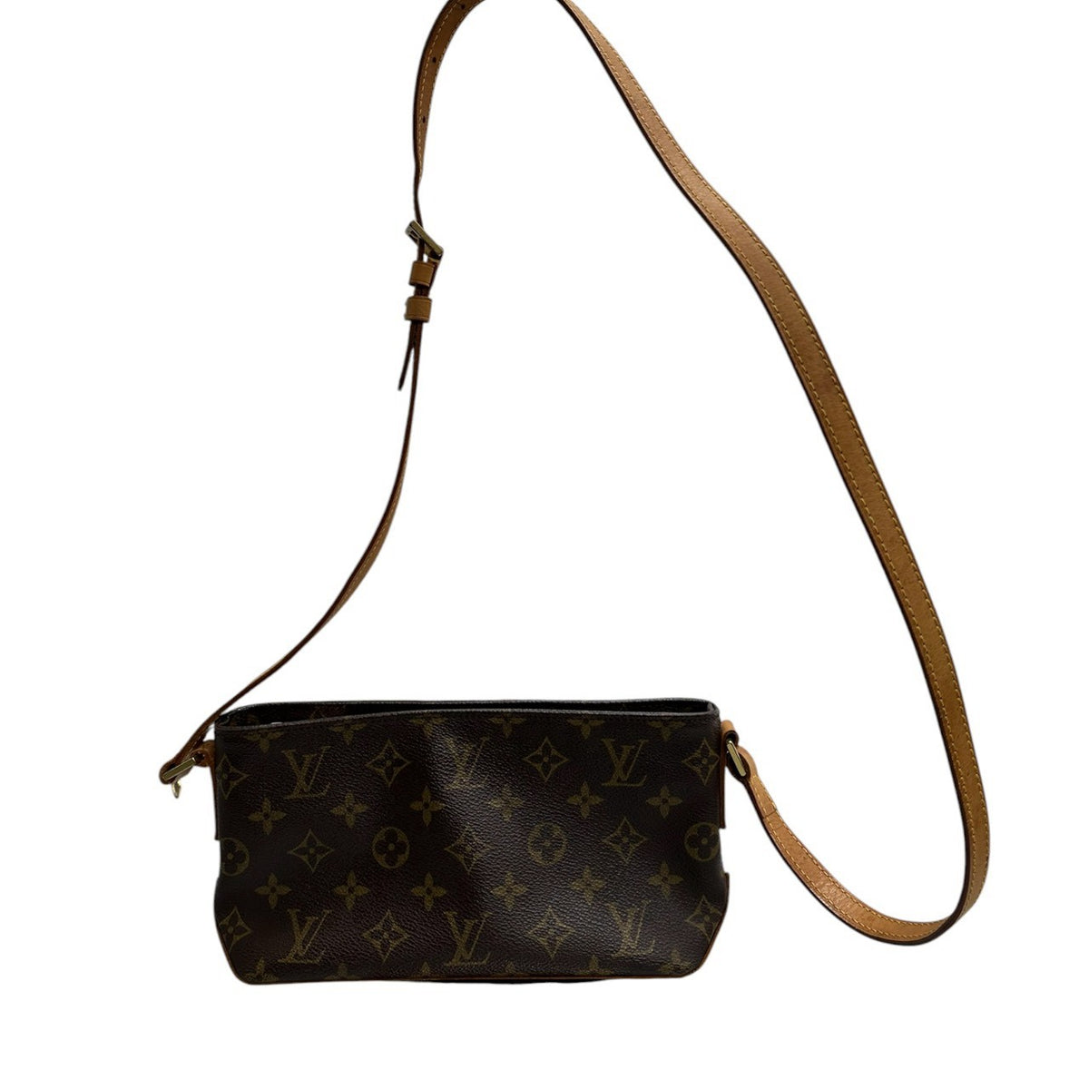 LOUIS VUITTON ルイヴィトン モノグラム ブラウン ゴールド金具 PVC M51240 ショルダーバッグ レディース ABP