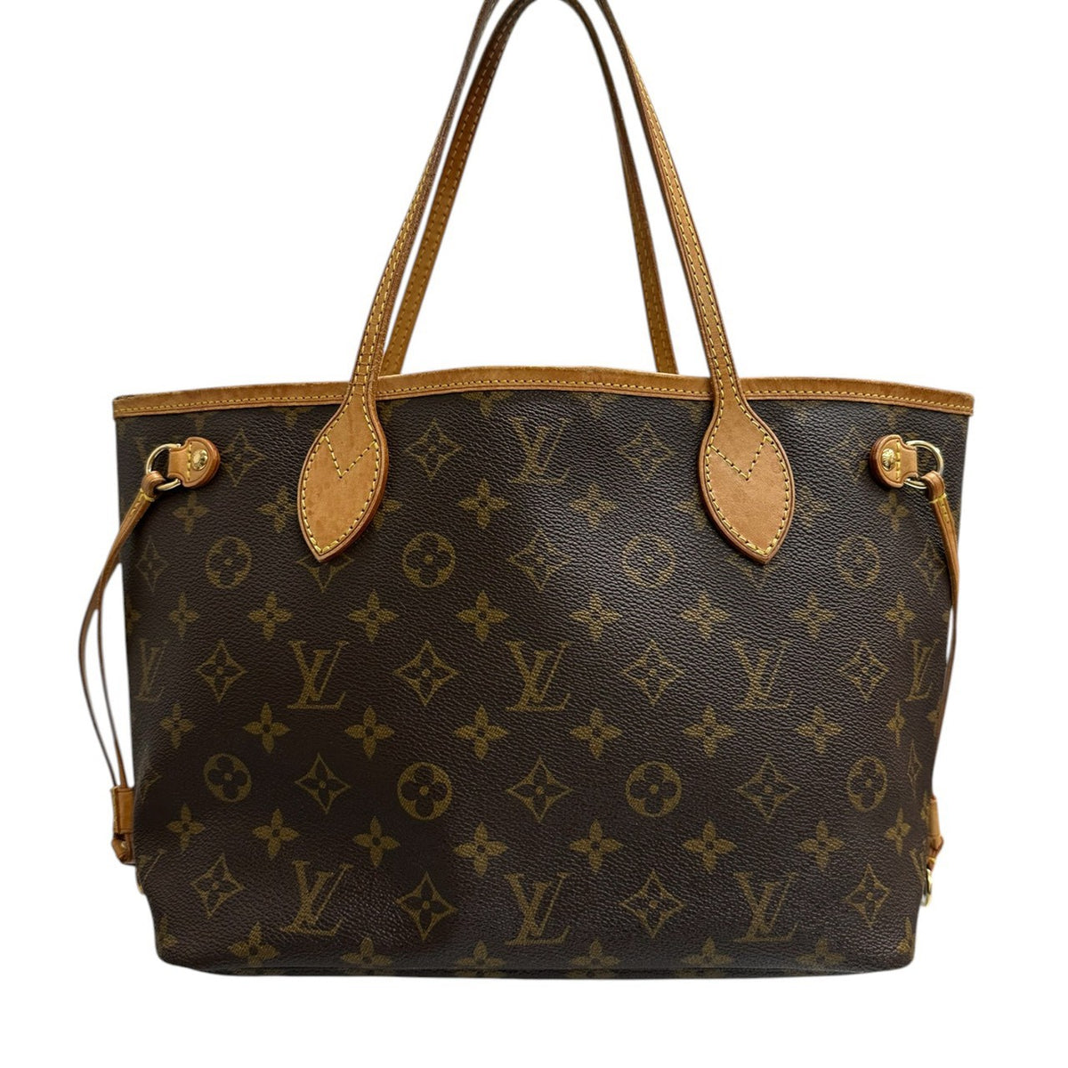 LOUIS VUITTON ルイヴィトン モノグラム ブラウン ゴールド金具 PVC M40155 トートバッグ レディース A