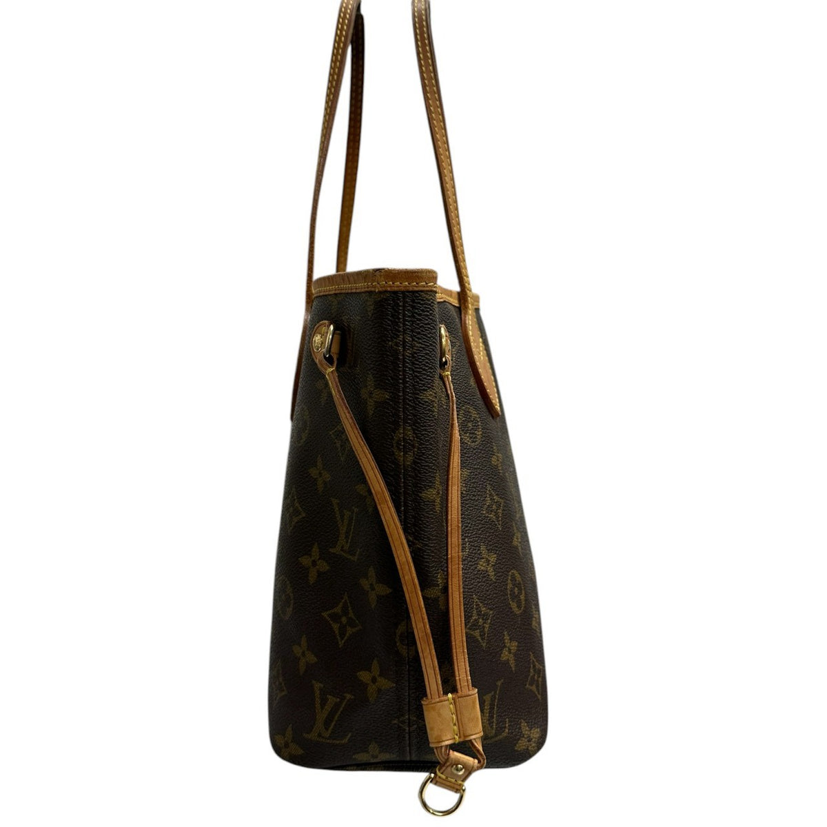 LOUIS VUITTON ルイヴィトン モノグラム ブラウン ゴールド金具 PVC M40155 トートバッグ レディース A