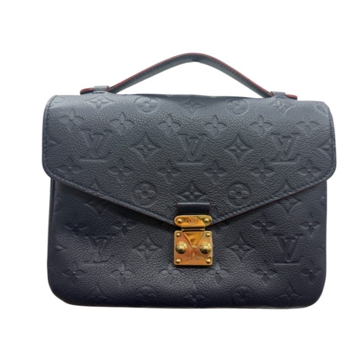 LOUIS VUITTON ルイヴィトン モノグラム ネイビー ゴールド金具 レザー M44071 ハンドバッグ レディース A