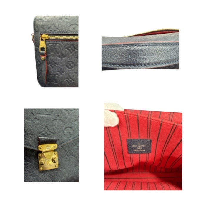 LOUIS VUITTON ルイヴィトン モノグラム ネイビー ゴールド金具 レザー M44071 ハンドバッグ レディース A