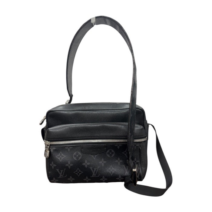 LOUIS VUITTON ルイヴィトン モノグラム ブラック シルバー金具 PVC Ｍ30233 ショルダーバッグ レディース ABP