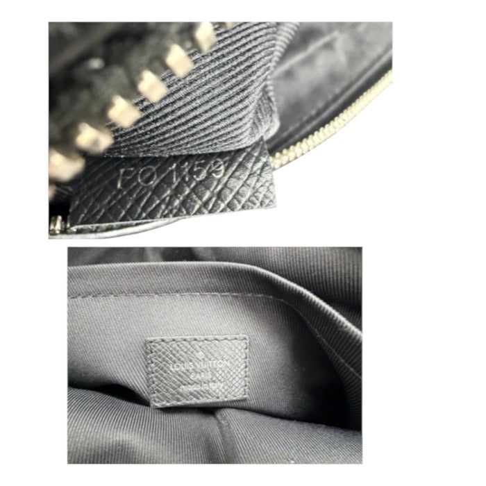 LOUIS VUITTON ルイヴィトン モノグラム ブラック シルバー金具 PVC Ｍ30233 ショルダーバッグ レディース ABP