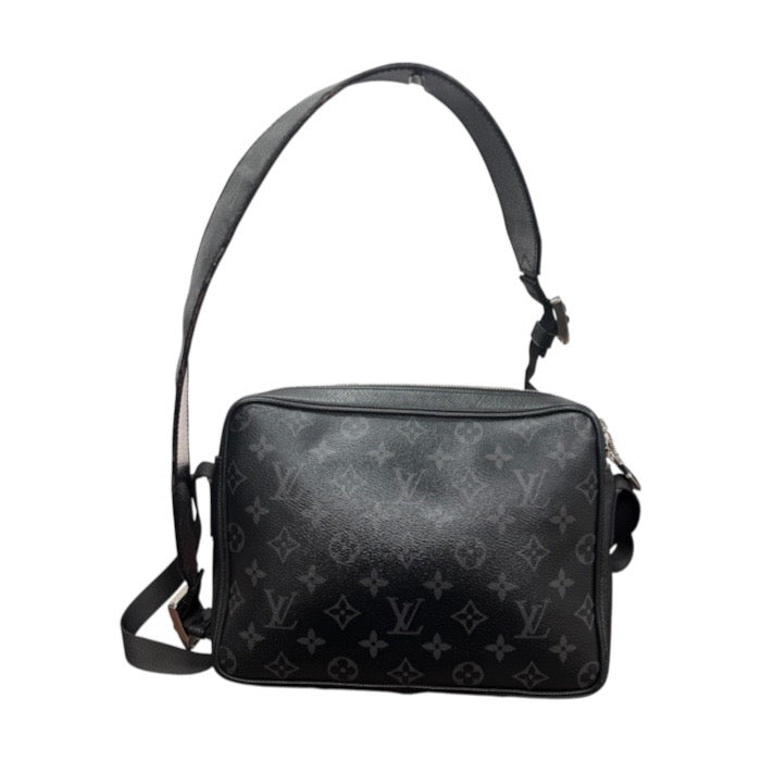 LOUIS VUITTON ルイヴィトン モノグラム ブラック シルバー金具 PVC Ｍ30233 ショルダーバッグ レディース ABP