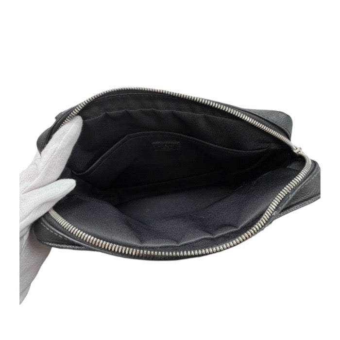 LOUIS VUITTON ルイヴィトン モノグラム ブラック シルバー金具 PVC Ｍ30233 ショルダーバッグ レディース ABP