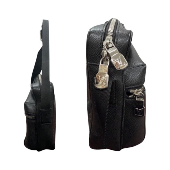 LOUIS VUITTON ルイヴィトン モノグラム ブラック シルバー金具 PVC Ｍ30233 ショルダーバッグ レディース ABP