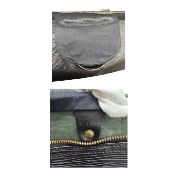 LOUIS VUITTON ルイヴィトン エピ ブラック ゴールド金具 レザー M42992 ボストンバッグ レディース AB
