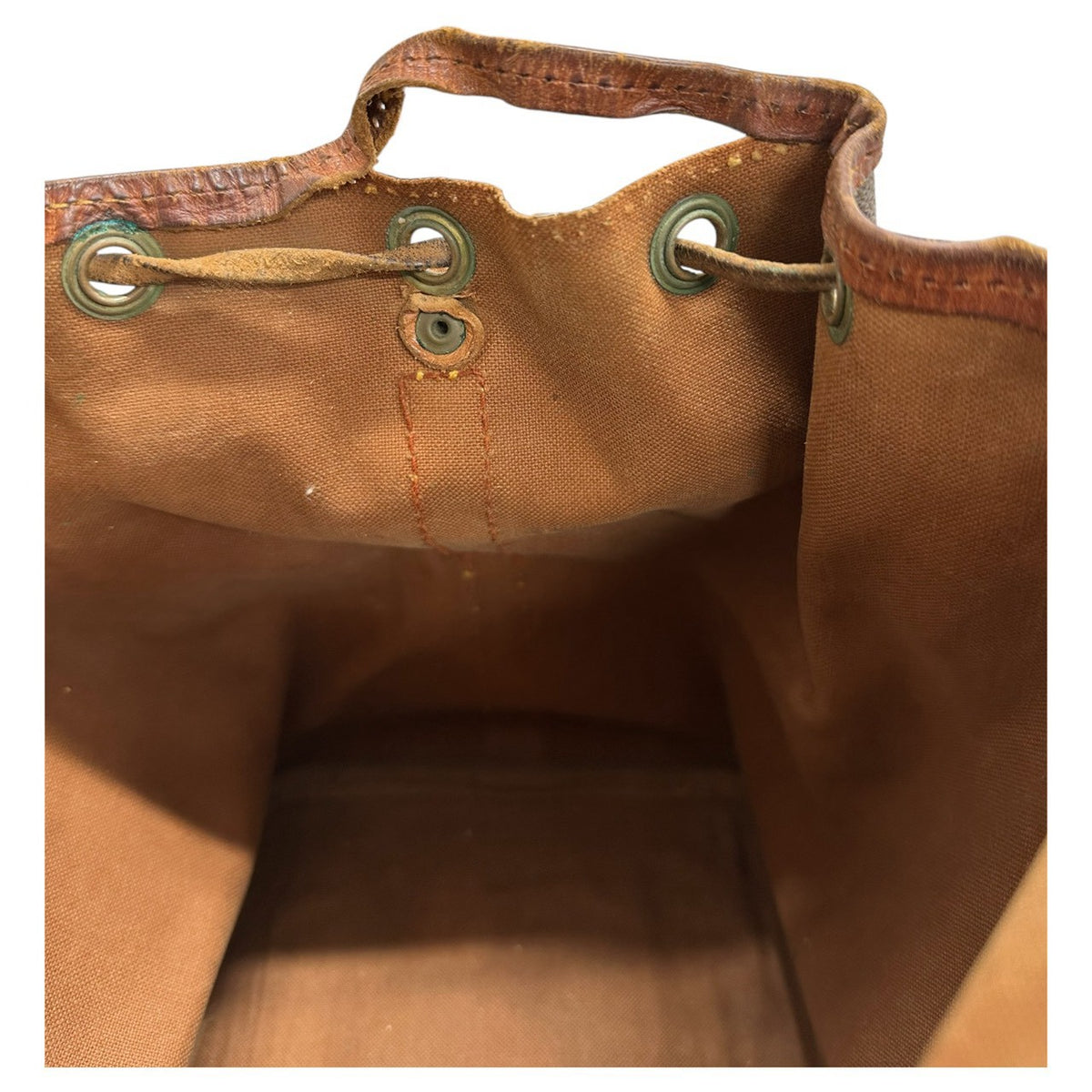 LOUIS VUITTON ルイヴィトン モノグラム ブラウン ゴールド金具 PVC M42226 セミショルダーバッグ レディース AB