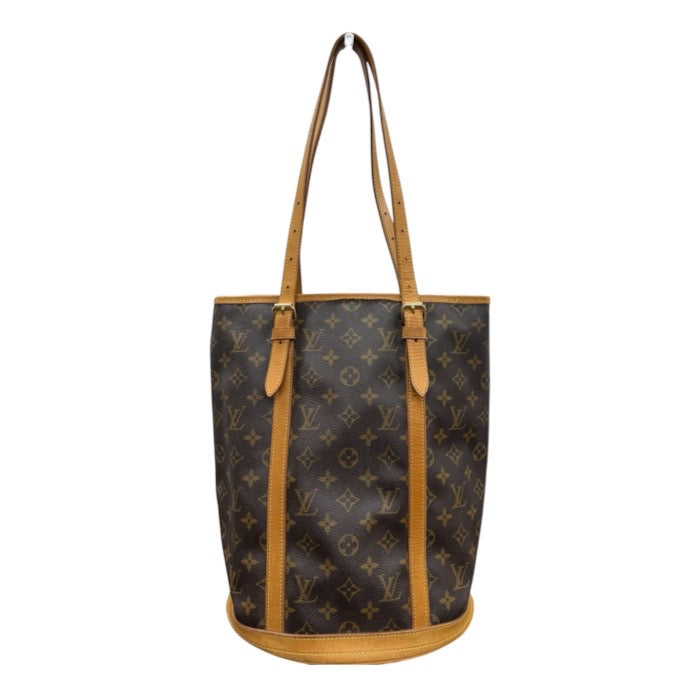 LOUIS VUITTON ルイヴィトン モノグラム ブラウン ゴールド金具 PVC M42236 トートバッグ レディース AB