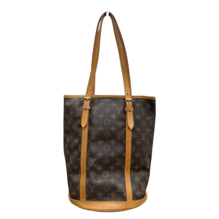 LOUIS VUITTON ルイヴィトン モノグラム ブラウン ゴールド金具 PVC M42236 トートバッグ レディース AB
