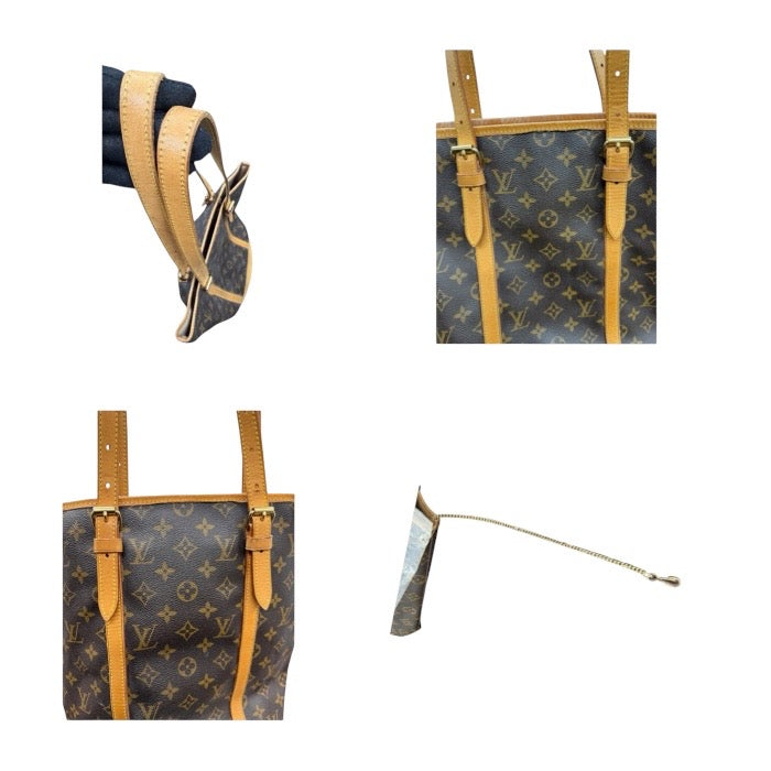 LOUIS VUITTON ルイヴィトン モノグラム ブラウン ゴールド金具 PVC M42236 トートバッグ レディース AB