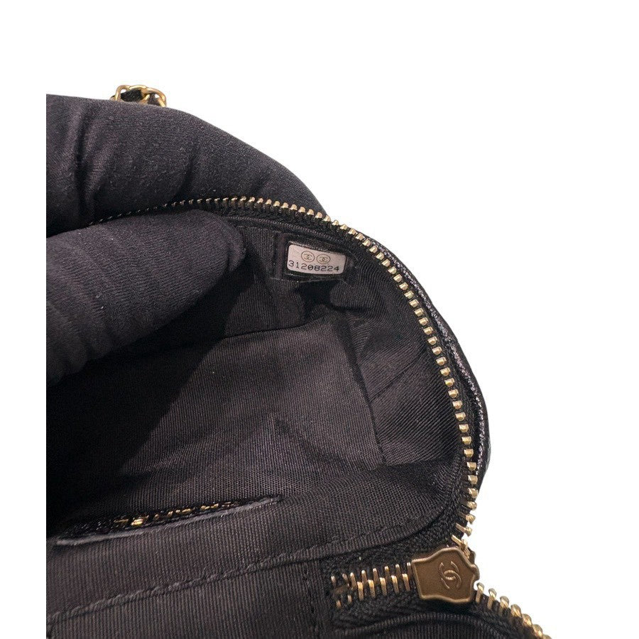CHANEL シャネル キャビアスキン ブラック ゴールド金具 レザー AP2194 ショルダーバッグ ハンドバッグ レディース A