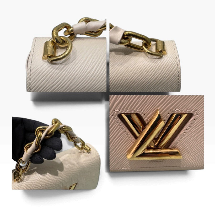 LOUIS VUITTON ルイヴィトン エピ ツイスト ホワイト　ゴールド金具 レザー M22373 ハンドバッグ レディース AB
