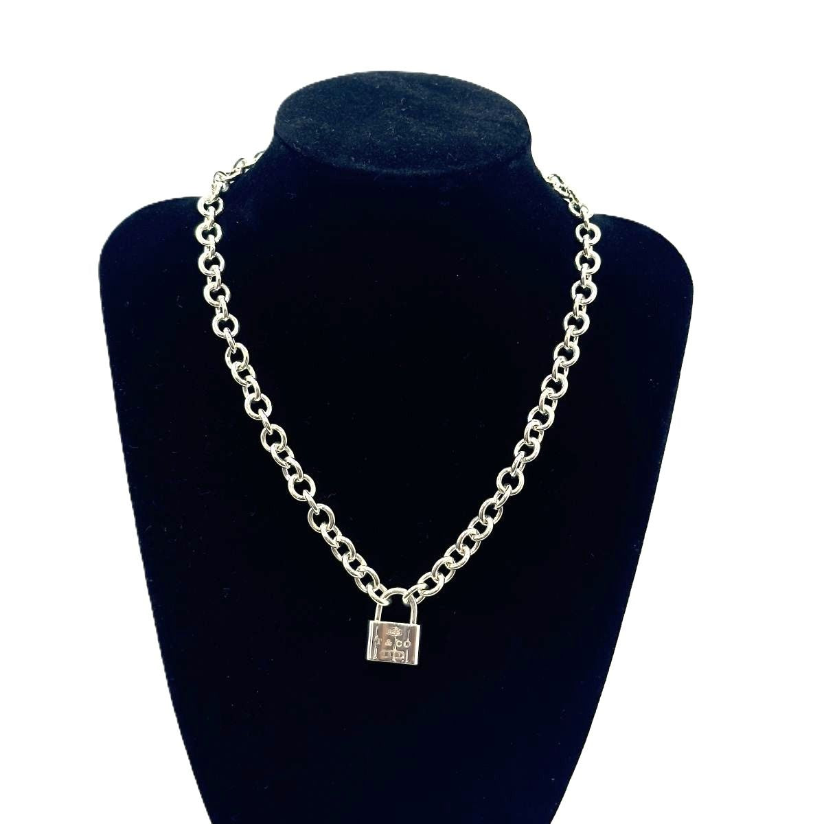 TIFFANY&Co. ティファニー 1837 カデナ ロック シルバー シルバー925 ネックレス ペンダント チェーン アクセサリー レディース A