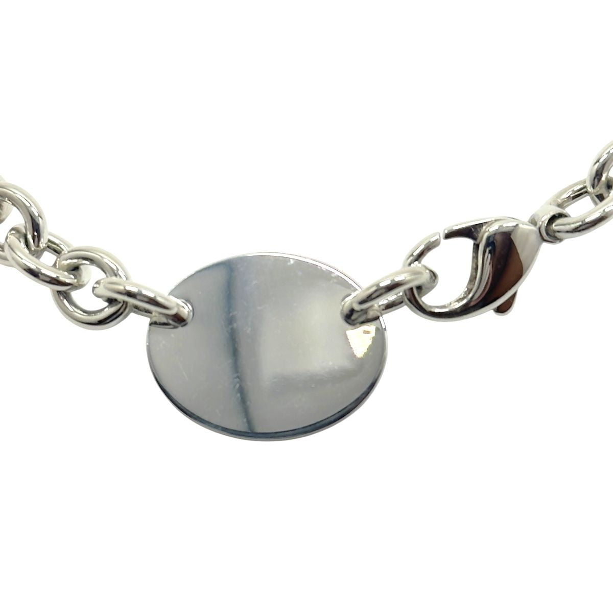 TIFFANY&Co. ティファニー リターントゥ オーバル タグ チェーン シルバー シルバー925 ネックレス ペンダント チョーカー ブレスレット レディース A