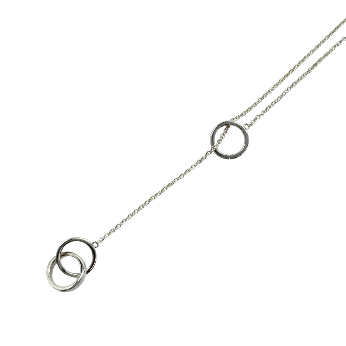 TIFFANY&Co. ティファニー 1837 インターロッキング サークル ラリアット シルバー シルバー925 ネックレス ペンダント アクセサリー ジュエリー レディース A