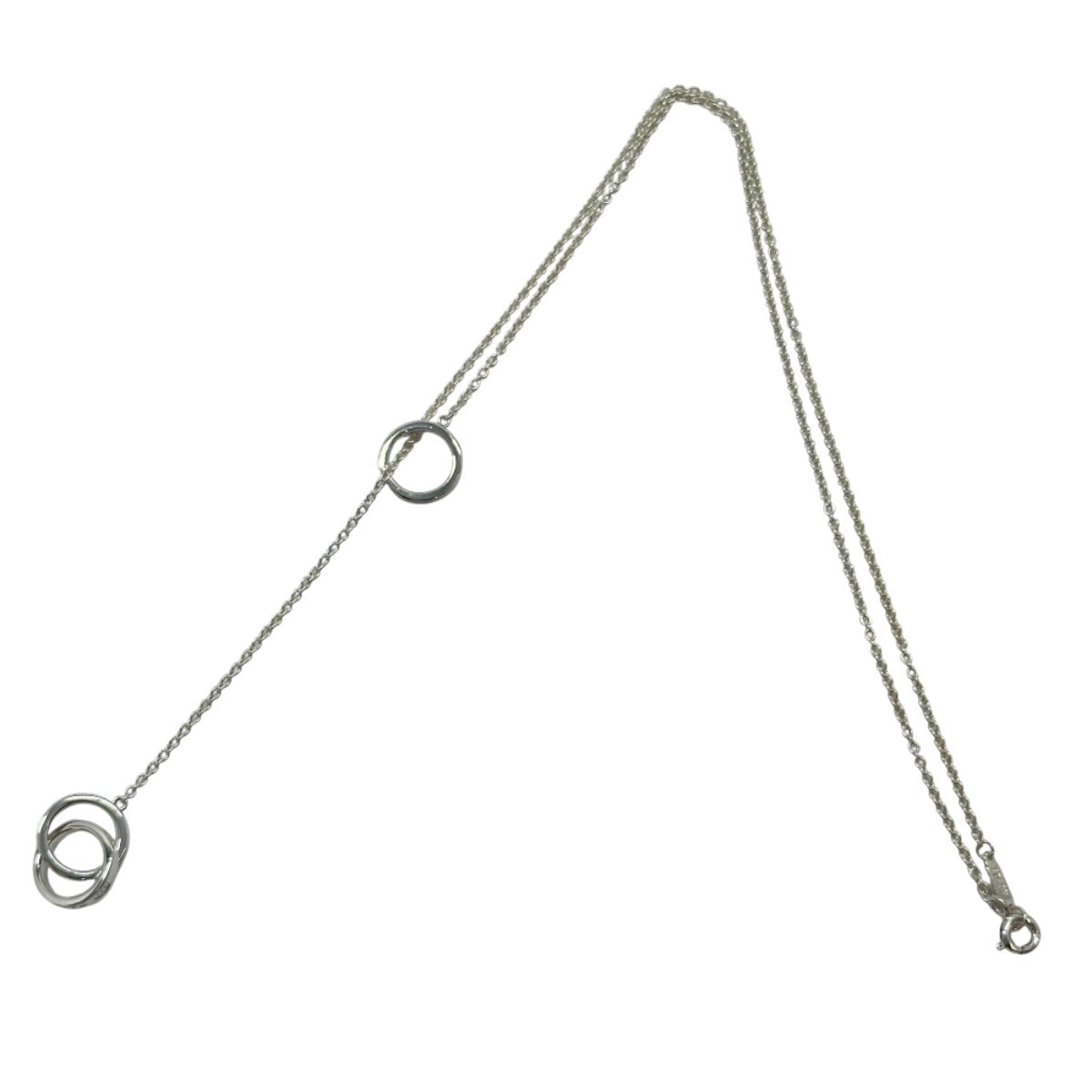 TIFFANY&Co. ティファニー 1837 インターロッキング サークル ラリアット シルバー シルバー925 ネックレス ペンダント アクセサリー ジュエリー レディース A