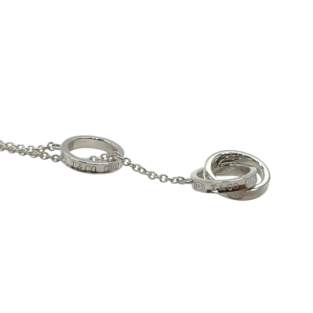 TIFFANY&Co. ティファニー 1837 インターロッキング サークル ラリアット シルバー シルバー925 ネックレス ペンダント アクセサリー ジュエリー レディース A