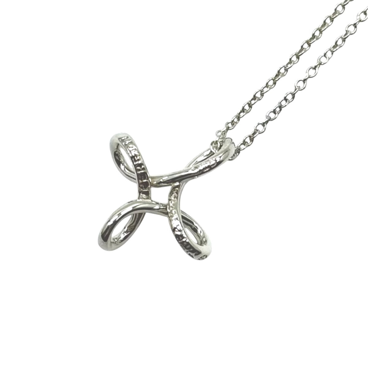 TIFFANY&Co. ティファニー エルサ ペレッティ インフィニティ クロス シルバー シルバー925 ネックレス ペンダント レディース A