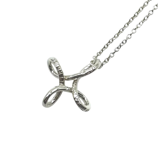 TIFFANY&Co. ティファニー エルサ ペレッティ インフィニティ クロス シルバー シルバー925 ネックレス ペンダント レディース A