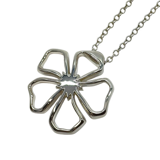 TIFFANY&Co. ティファニー オープン フラワー シルバー シルバー925 ネックレス ペンダント アクセサリー ジュエリー レディース A