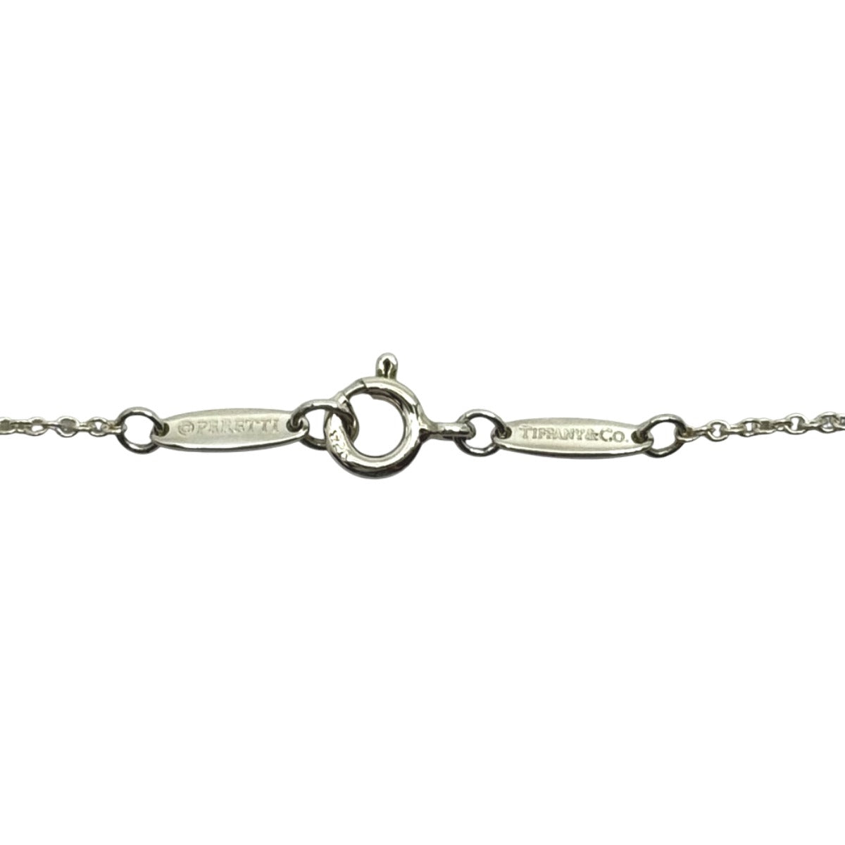 TIFFANY&Co. ティファニー エルサ ペレッティ ダブルオープンハート シルバー シルバー925 / K18PG ピンクゴールド ネックレス ペンダント アクセサリー ジュエリー レディース A