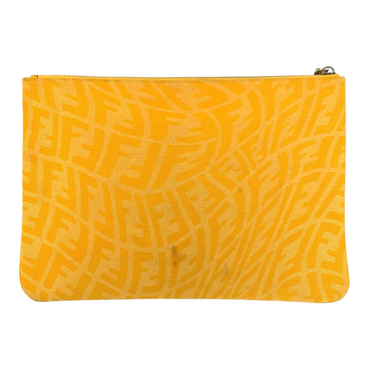 22599
FENDI フェンディ FFヴァーティゴ イエロー シルバー金具 キャンバス 7N0111 クラッチバッグ セカンドバッグ メンズ AB35