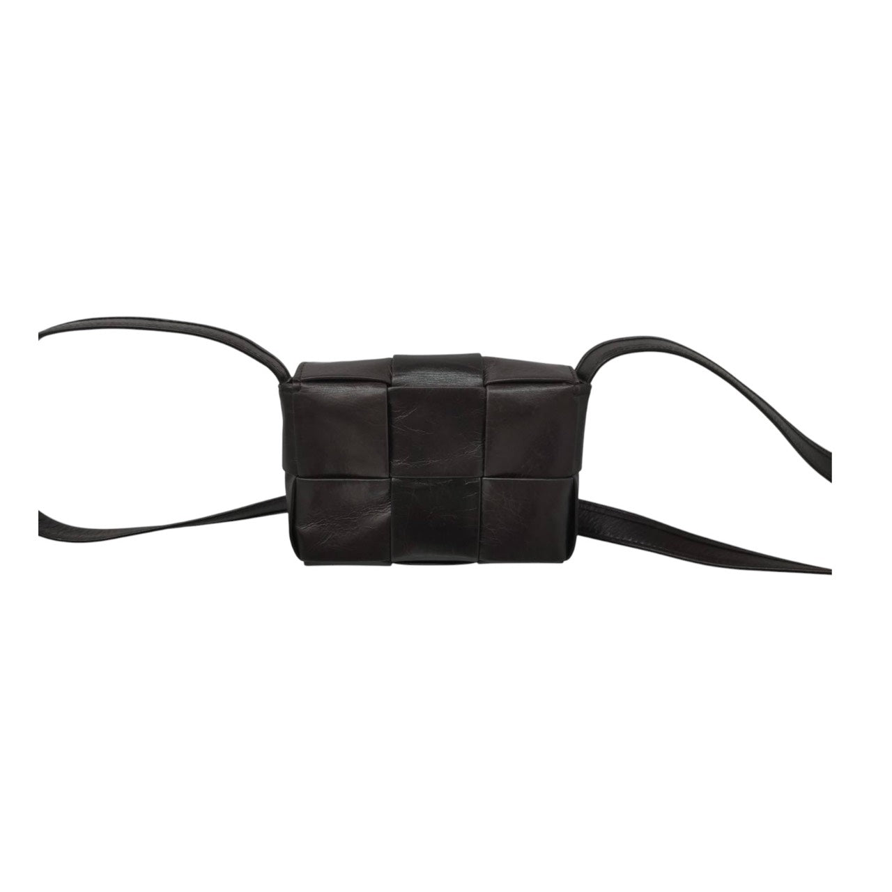 BOTTEGA VENETA ボッテガ・ヴェネタ イントレチャート キャンディカセット ブラック レザー 667048VCQ72 ショルダーバッグ レディース A