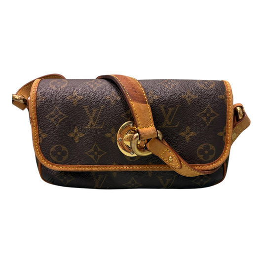 LOUIS VUITTON ルイヴィトン モノグラム ティカルPM ブラウン ゴールド金具 PVC / レザー M40078 ショルダーバッグ レディース B