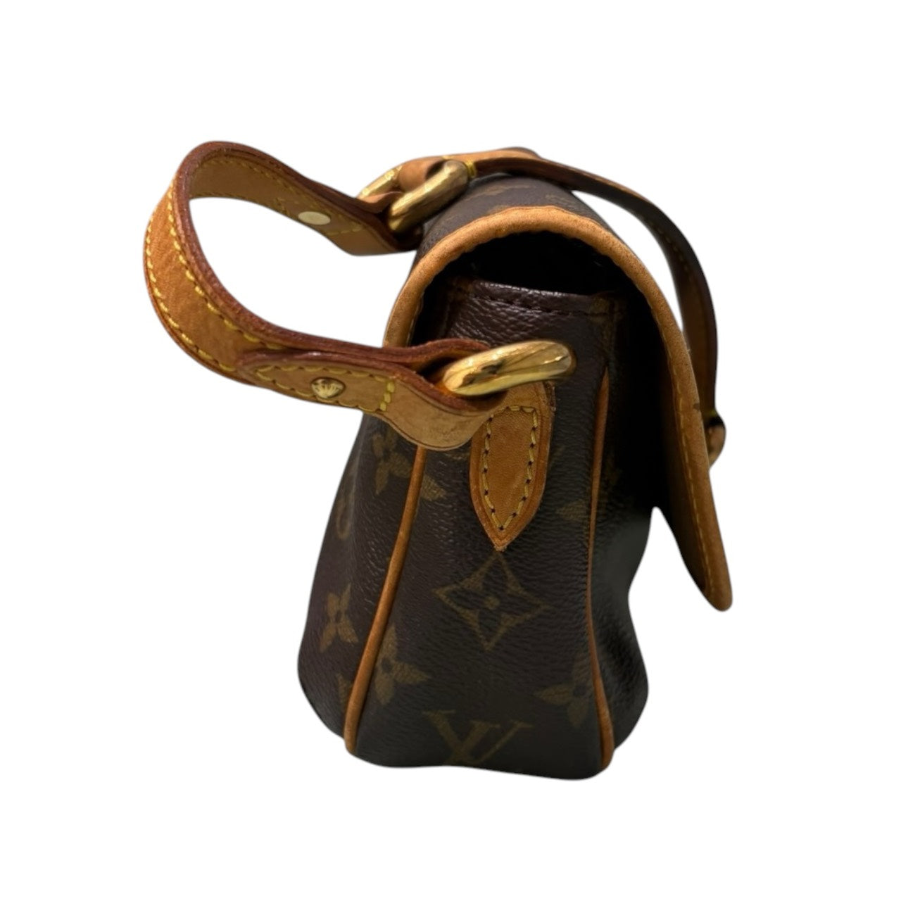 LOUIS VUITTON ルイヴィトン モノグラム ティカルPM ブラウン ゴールド金具 PVC / レザー M40078 ショルダーバッグ レディース B