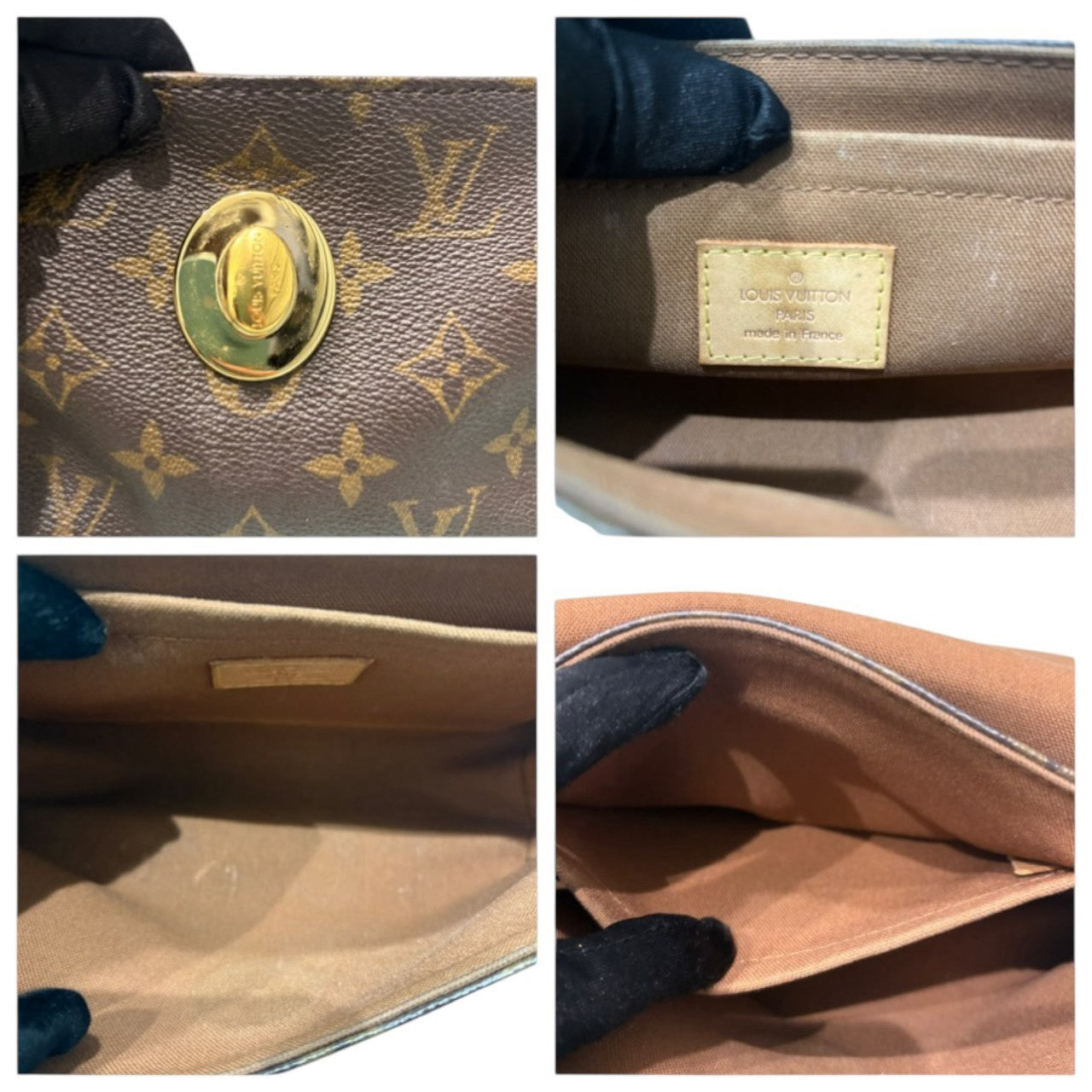LOUIS VUITTON ルイヴィトン モノグラム ティカルPM ブラウン ゴールド金具 PVC / レザー M40078 ショルダーバッグ レディース B