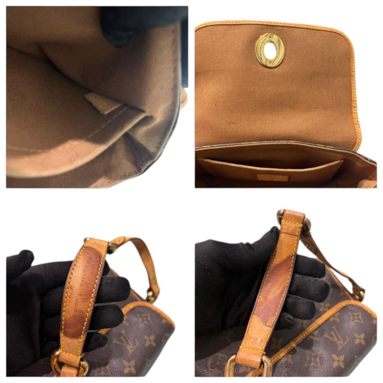 LOUIS VUITTON ルイヴィトン モノグラム ティカルPM ブラウン ゴールド金具 PVC / レザー M40078 ショルダーバッグ レディース B