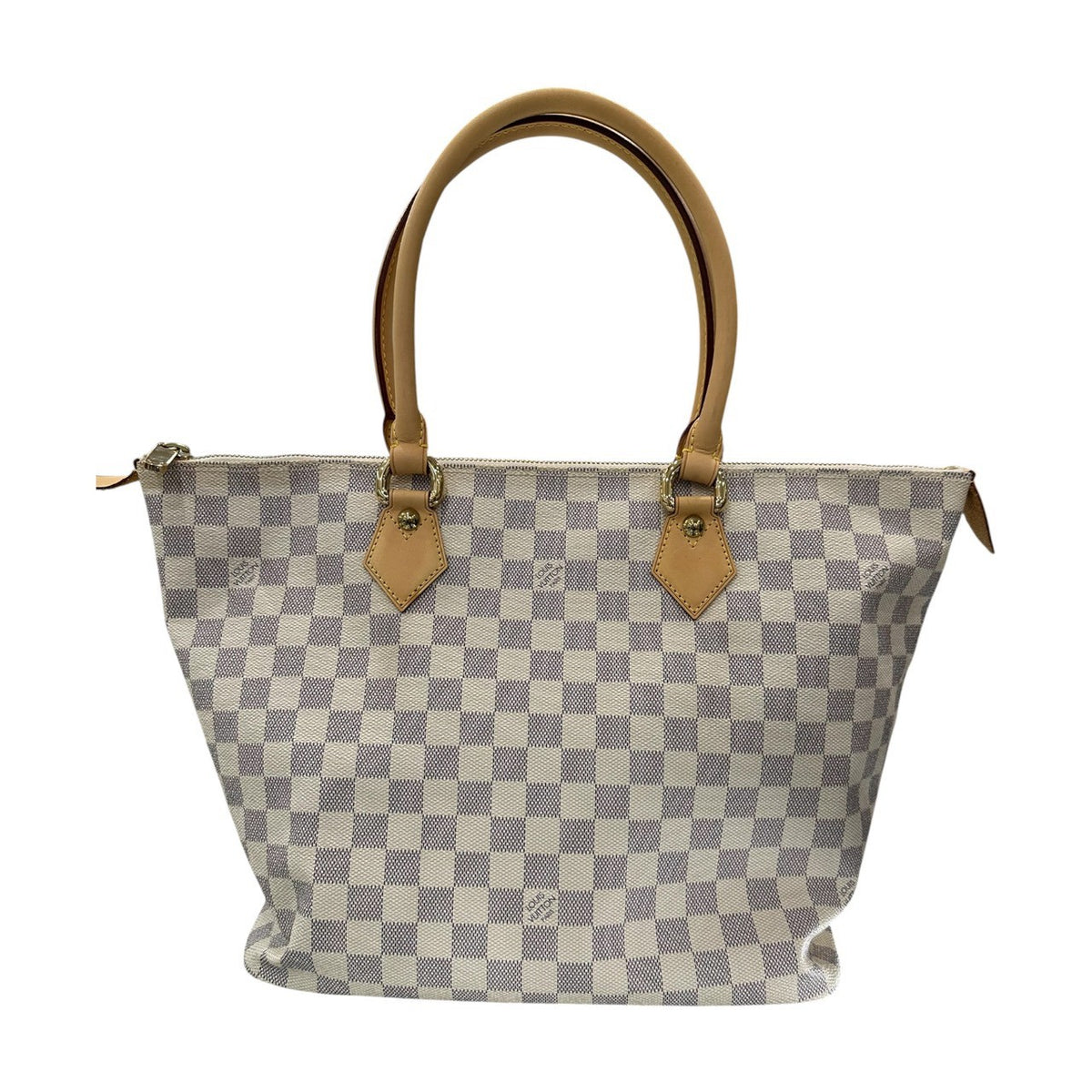 LOUIS VUITTON ルイヴィトン ダミエ サレヤPM アズール PVC N51186 ハンドバッグ トートバッグ レディース A
