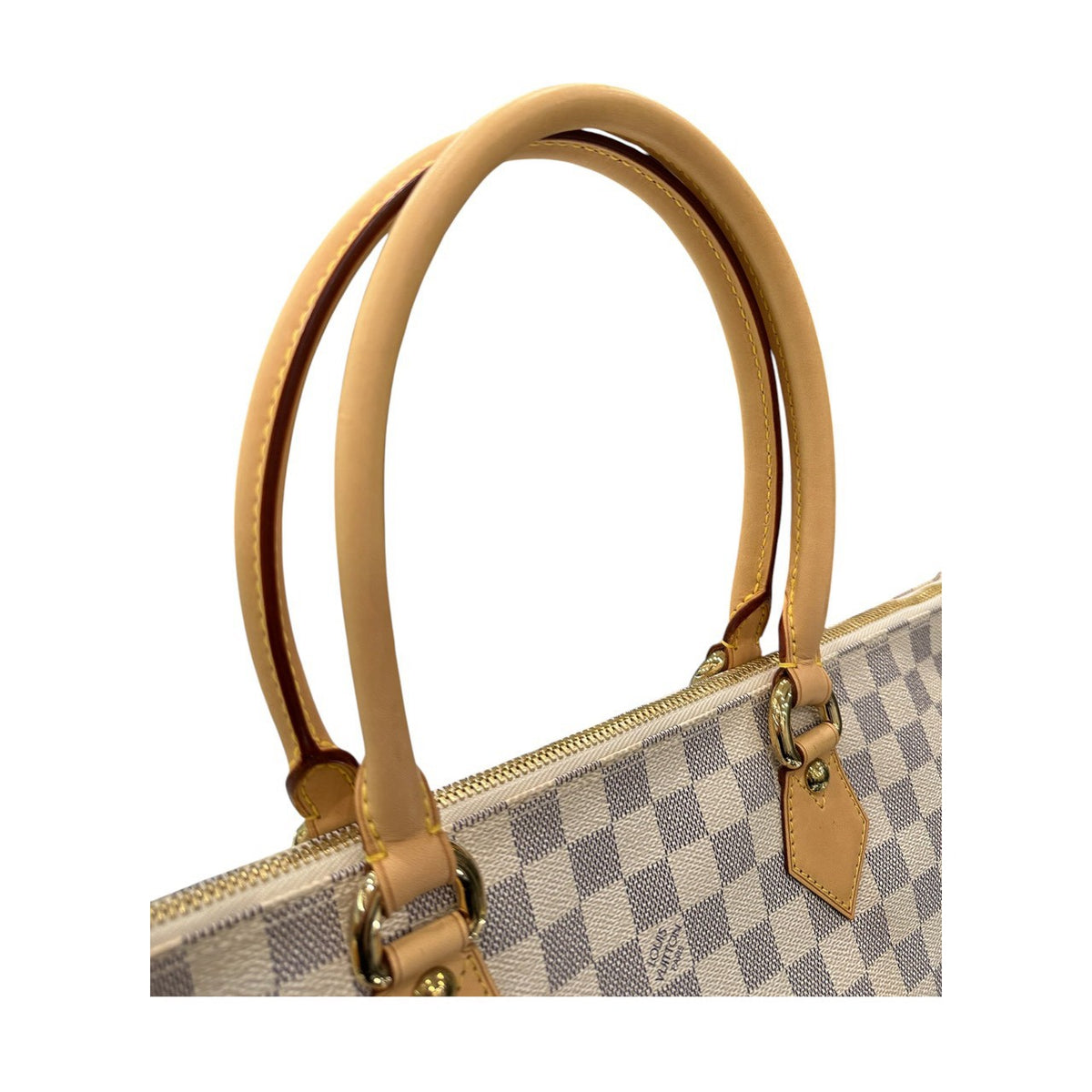 LOUIS VUITTON ルイヴィトン ダミエ サレヤPM アズール PVC N51186 ハンドバッグ トートバッグ レディース A