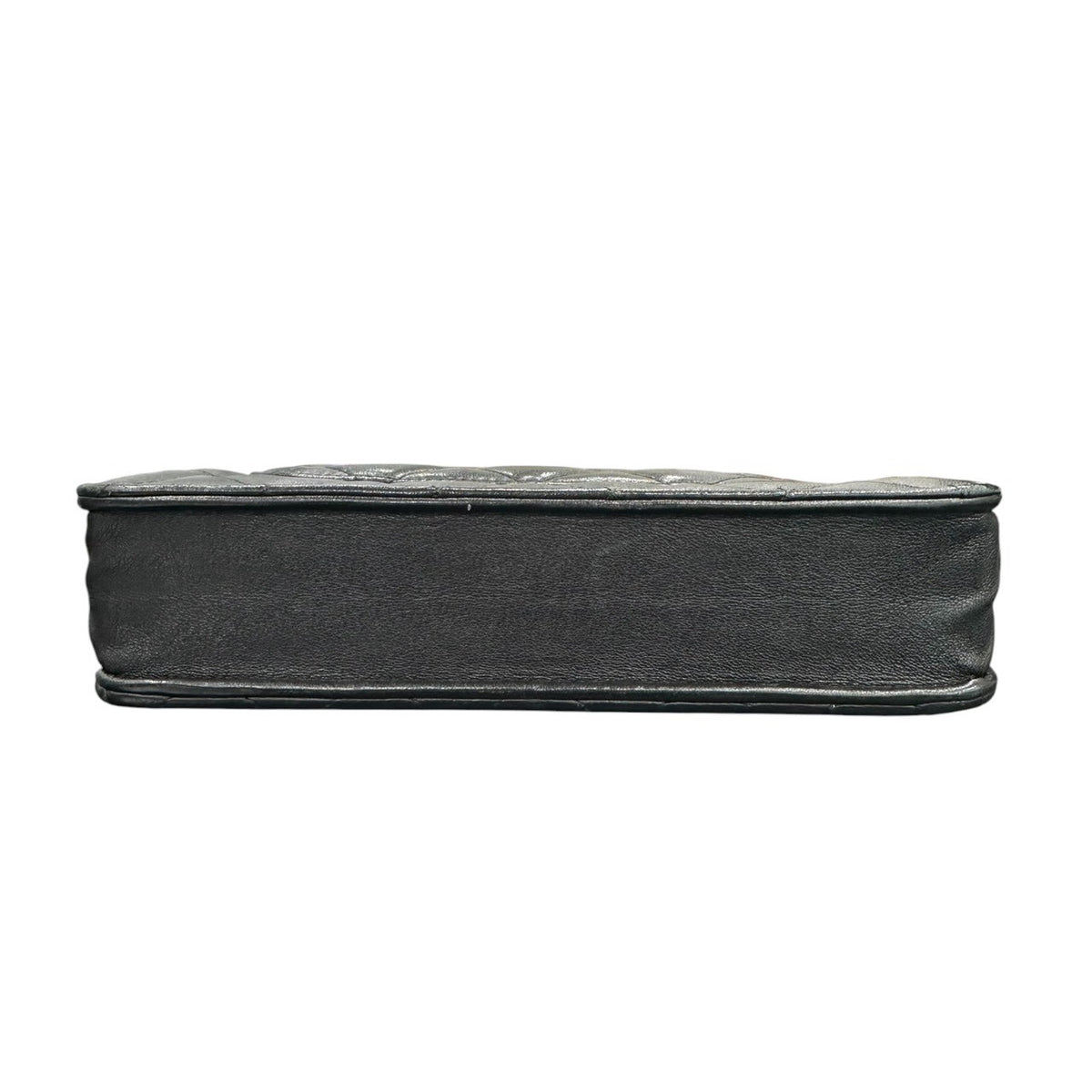 CHANEL シャネル ラムスキン マトラッセ ブラック シルバー金具 レザー AP0250 ショルダーバッグ レディース A