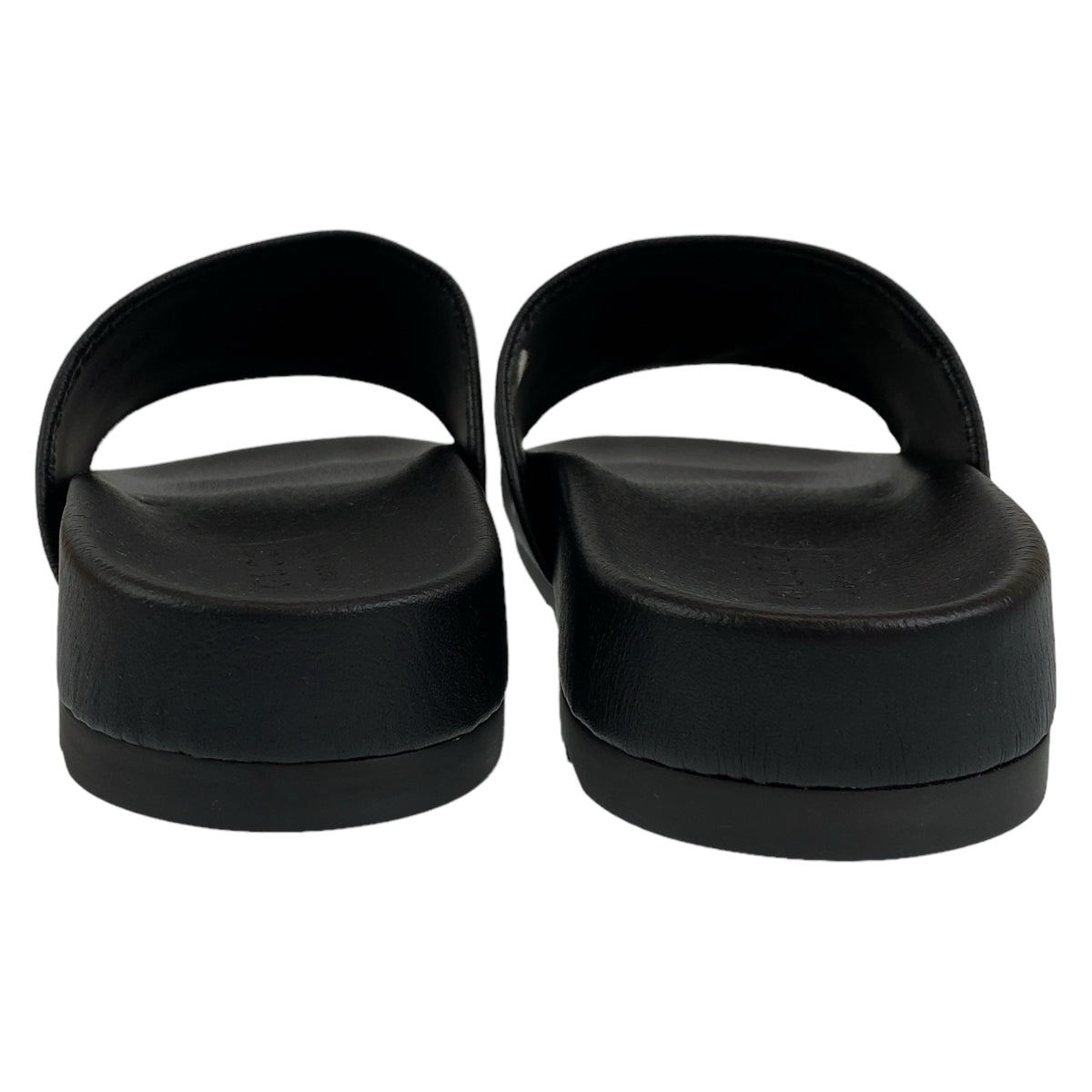 H-00576
GUCCI グッチ GG柄 スライドサンダル サイズ10 ブラック 黒 PVC サンダル フラットサンダル  メンズ