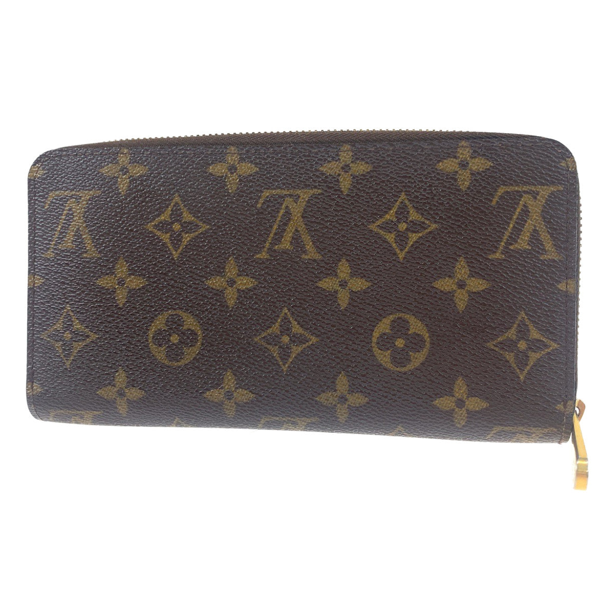 H-0023
LOUIS VUITTON ルイヴィトン モノグラム ジッピーウォレット 男女兼用 ブラウン レザー M60017 長財布 ラウンドファスナー ラウンドジップ  メンズ