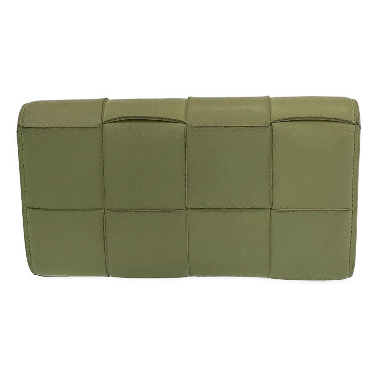 B-099
BOTTEGAVENETA ボッテガヴェネタ マキシイントレチャート ロングフラップウォレット レモンウォッシュド ラムスキン 長財布 男女兼用  レディース