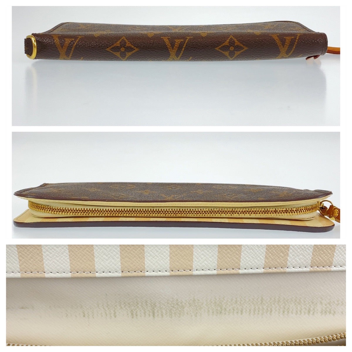 B-068
LOUIS VUITTON ルイヴィトン モノグラム ポルトフォイユ アンソリット ブラウン レザー M60299 長財布 札入れ  レディース