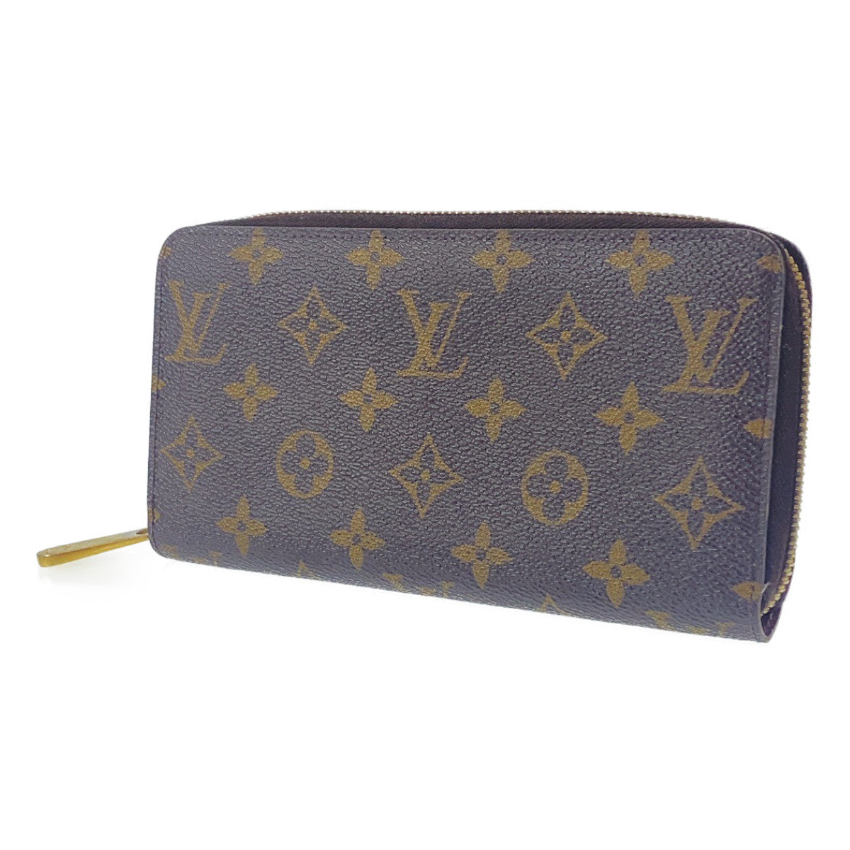 H-0036
LOUIS VUITTON ルイヴィトン モノグラム ジッピーウォレット ブラウン レザー M42616 長財布 ラウンドファスナー ラウンドジップ  レディース