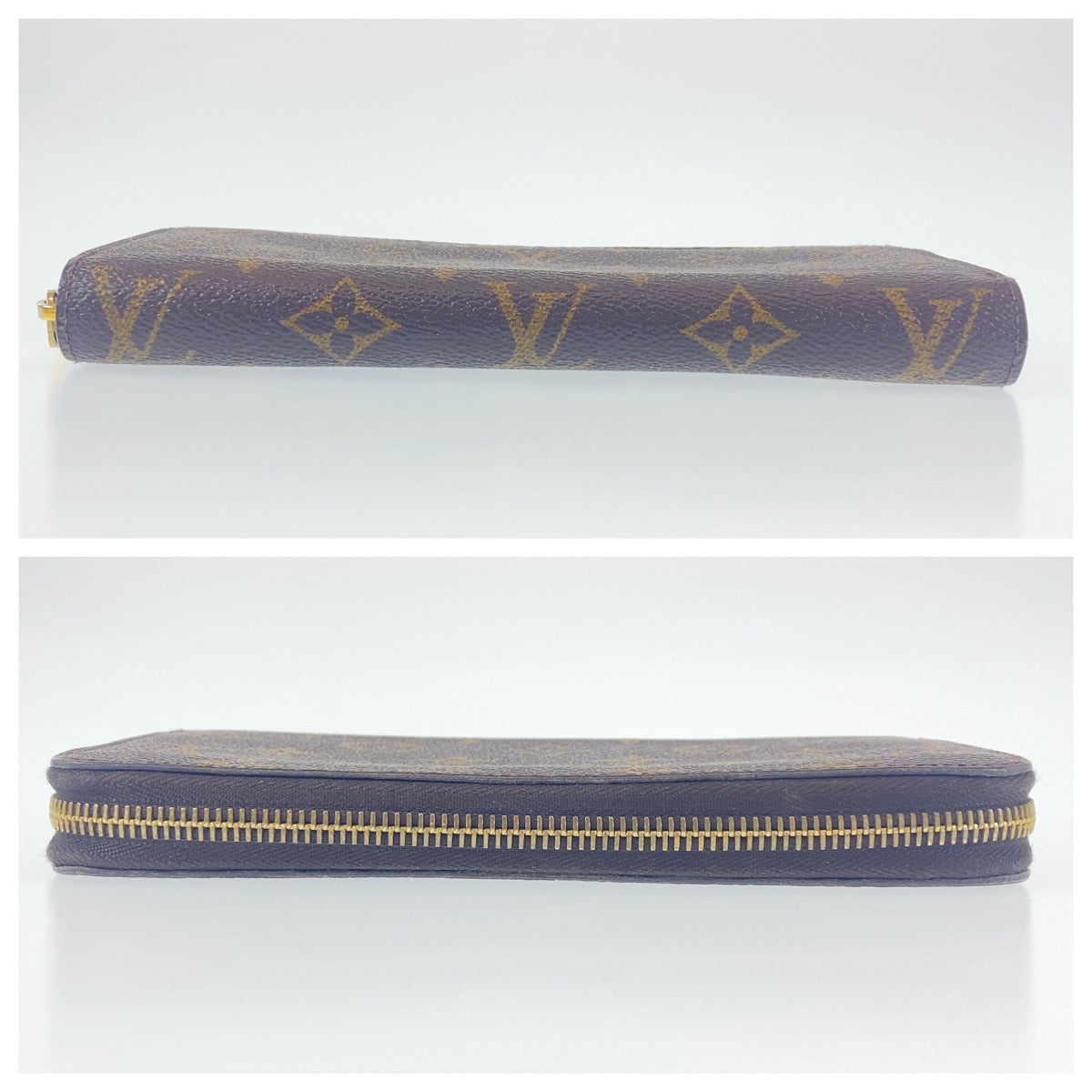 H-0036
LOUIS VUITTON ルイヴィトン モノグラム ジッピーウォレット ブラウン レザー M42616 長財布 ラウンドファスナー ラウンドジップ  レディース